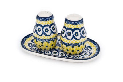 Detail image of Ceramika Artystyczna Salt & Pepper Shaker — Polish Pottery