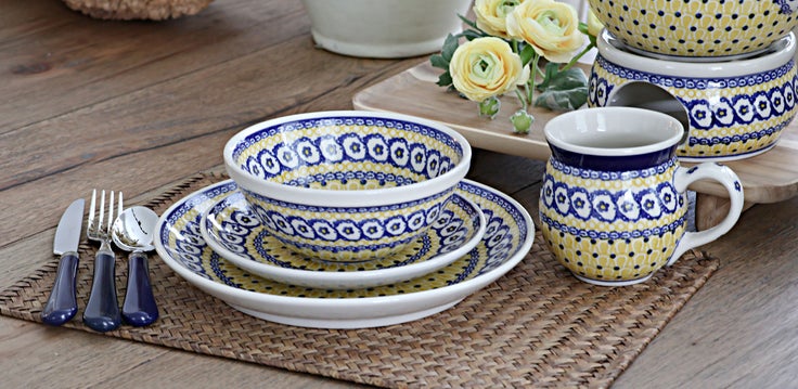 Detail image of Ceramika Artystyczna Dining Plates & Bowls — Polish Pottery