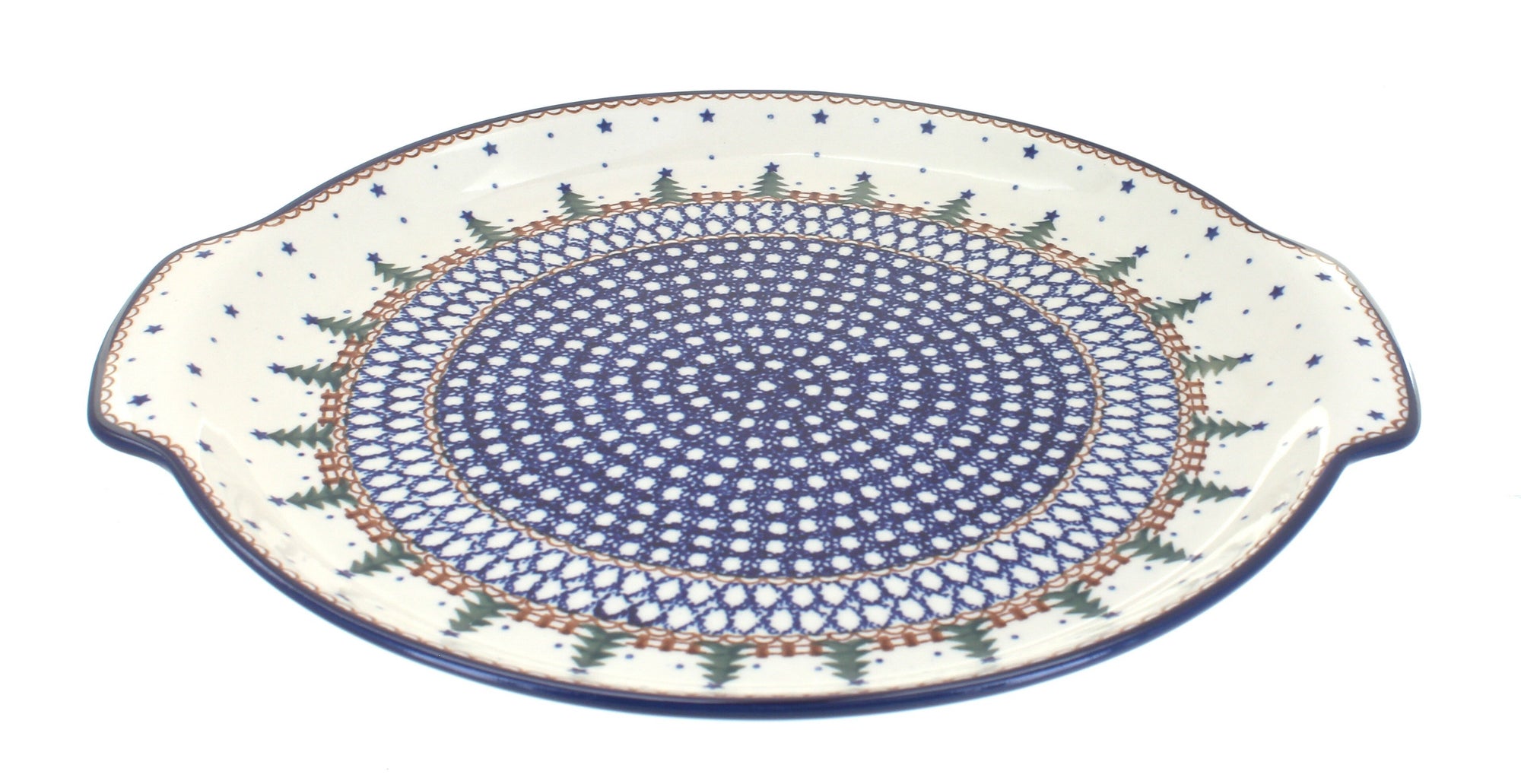 Ceramika Artystyczna Rustic Pines Large Serving Piece — Polish Pottery