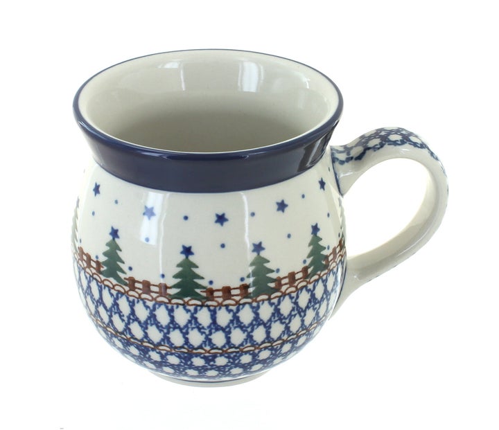 Ceramika Artystyczna Rustic Pines Mug — Polish Pottery