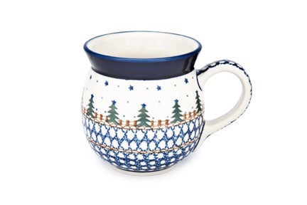Ceramika Artystyczna Rustic Pines Mug — Polish Pottery