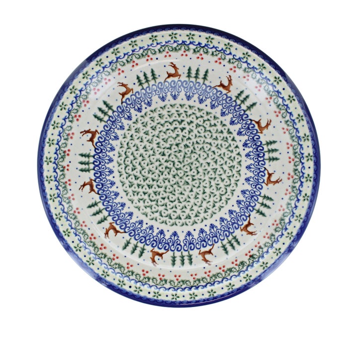 Vena Reindeer Delight Dining Plates & Bowls — Polish Pottery