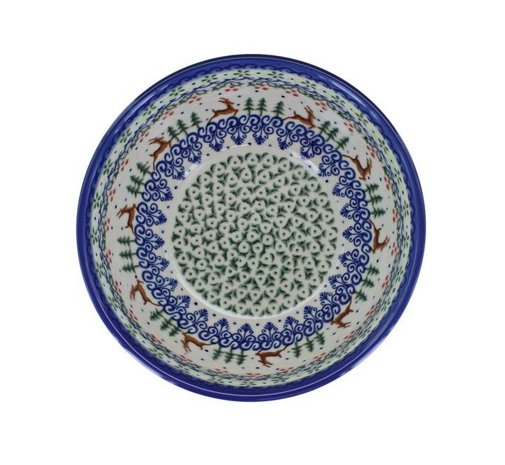 Vena Reindeer Delight Dining Plates & Bowls — Polish Pottery