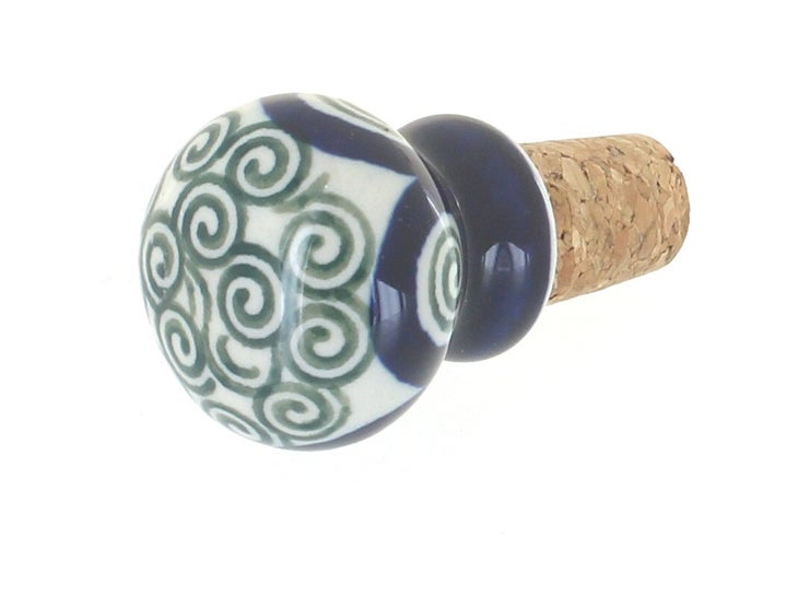 Ceramika Artystyczna Peacock Swirl Décor — Polish Pottery