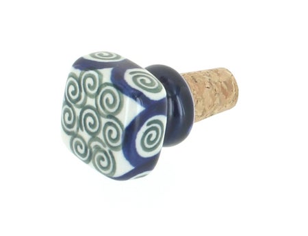 Ceramika Artystyczna Peacock Swirl Décor — Polish Pottery