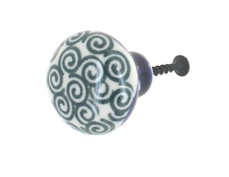 Ceramika Artystyczna Peacock Swirl Décor — Polish Pottery