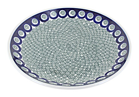 Ceramika Artystyczna Peacock Swirl Dining Plates & Bowls — Polish Pottery