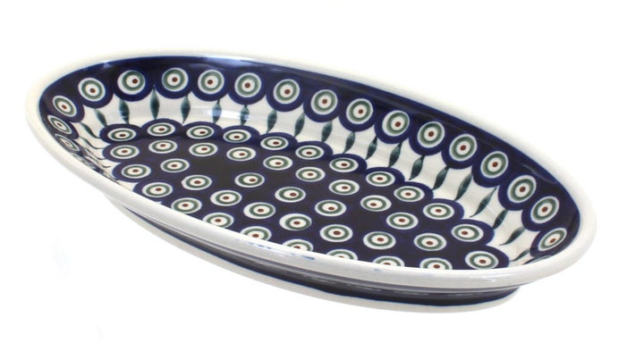 Zaklady Peacock Small Serving Piece — Polish Pottery