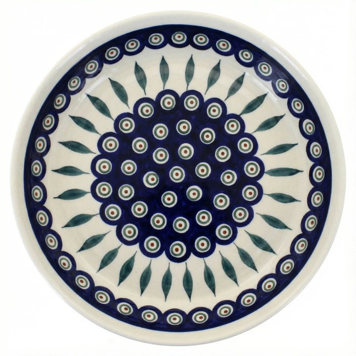 Zaklady Peacock Pie Plate — Polish Pottery