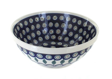 Zaklady Peacock Medium Serving Piece — Polish Pottery