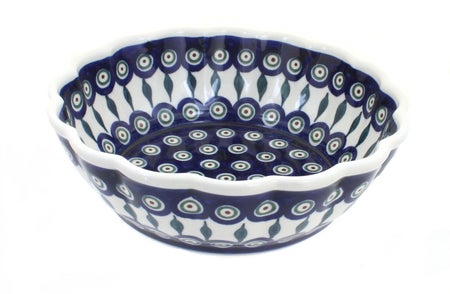 Zaklady Peacock Medium Serving Piece — Polish Pottery