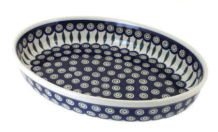 Zaklady Peacock Medium Bakeware — Polish Pottery