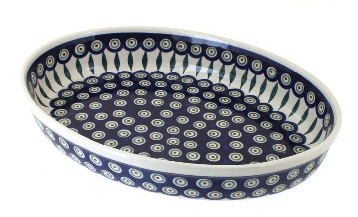 Zaklady Peacock Medium Bakeware — Polish Pottery