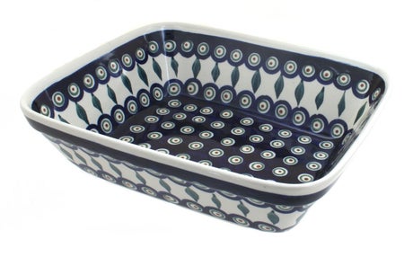 Zaklady Peacock Medium Bakeware — Polish Pottery