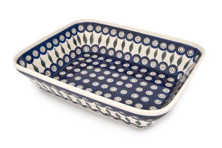 Zaklady Peacock Medium Bakeware — Polish Pottery
