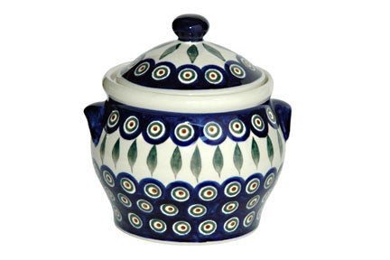 Detail image of Zaklady Peacock Counter Storage — Polish Pottery