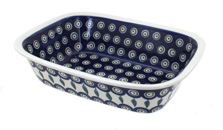 Zaklady Peacock Loaf Baker — Polish Pottery