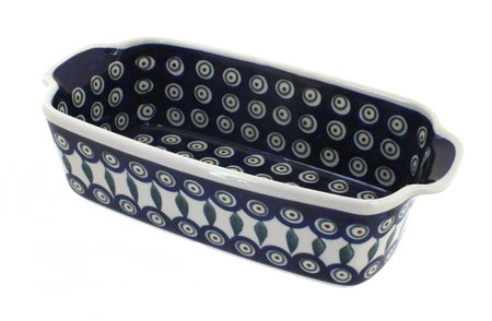 Zaklady Peacock Loaf Baker — Polish Pottery