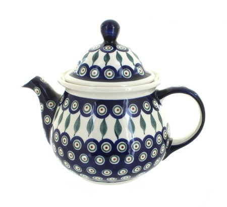 Zaklady Peacock Teapot — Polish Pottery