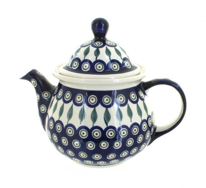 Zaklady Peacock Teapot — Polish Pottery