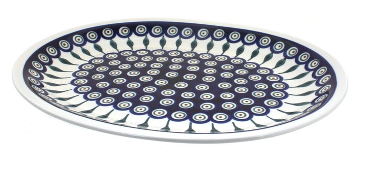 Zaklady Peacock Large Serving Piece — Polish Pottery