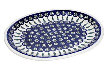Zaklady Peacock Large Serving Piece — Polish Pottery
