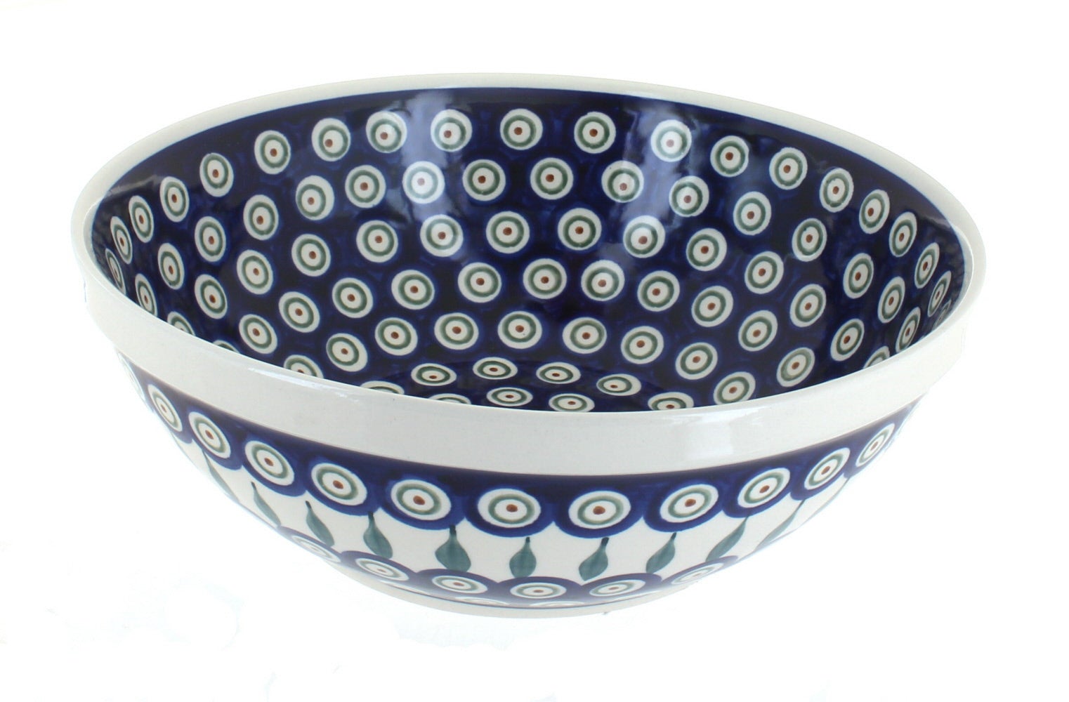 Zaklady Peacock Large Serving Piece — Polish Pottery