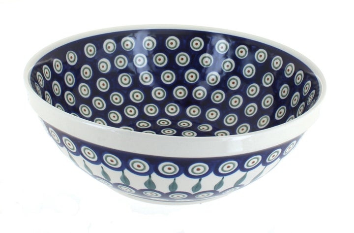 Zaklady Peacock Large Serving Piece — Polish Pottery