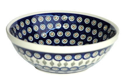 Detail image of Zaklady Peacock Large Serving Piece — Polish Pottery