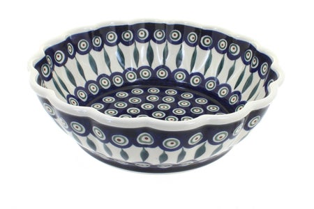 Zaklady Peacock Large Serving Piece — Polish Pottery