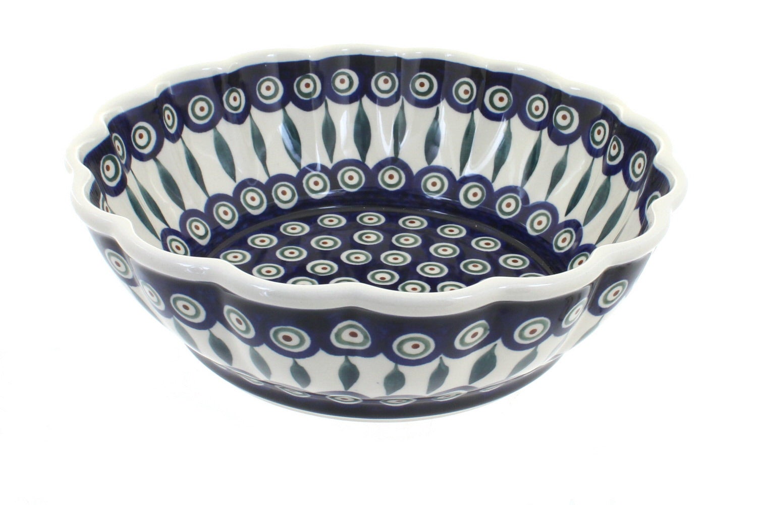 Zaklady Peacock Large Serving Piece — Polish Pottery