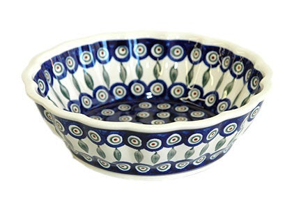 Zaklady Peacock Large Serving Piece — Polish Pottery