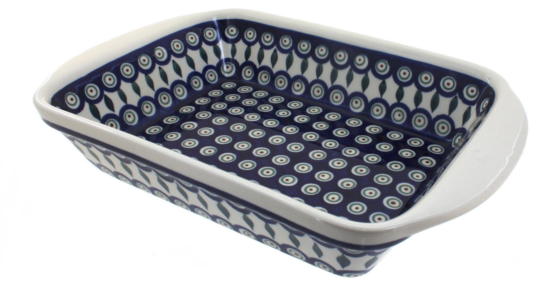 Zaklady Peacock Large Bakeware — Polish Pottery