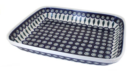 Zaklady Peacock Large Bakeware — Polish Pottery
