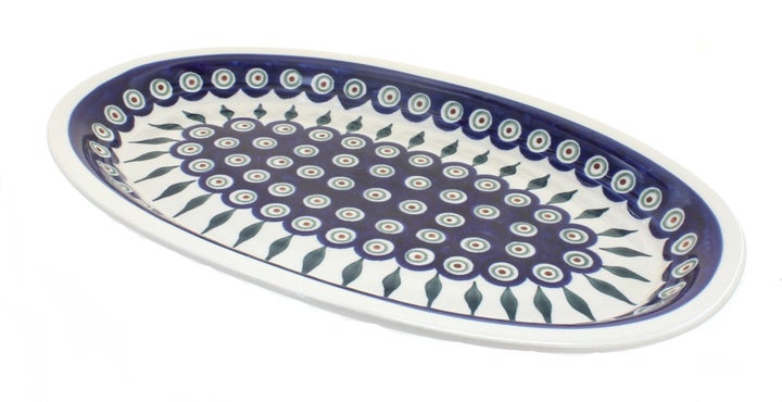 Zaklady Peacock Large Serving Piece — Polish Pottery