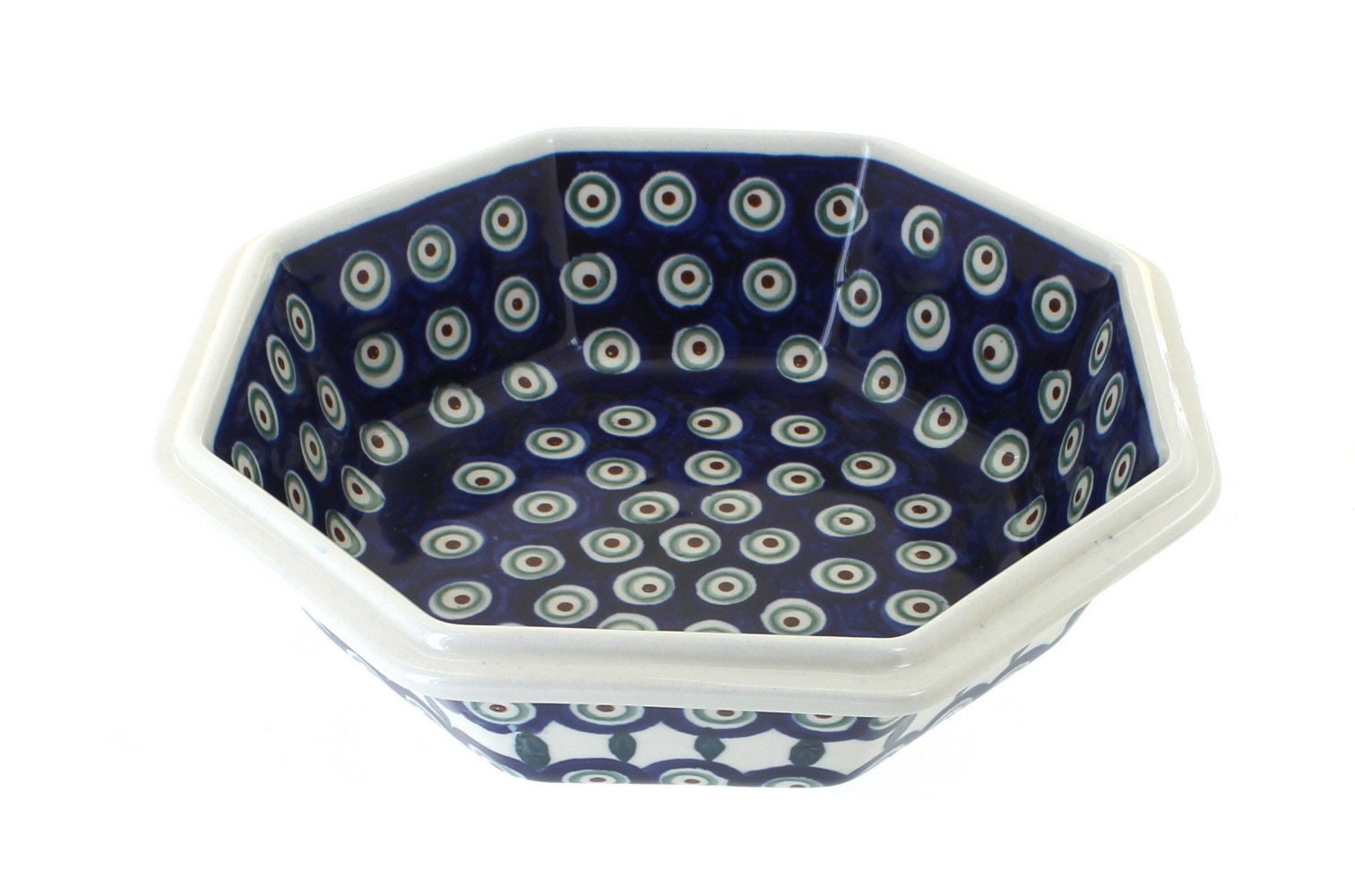 Zaklady Peacock Large Serving Piece — Polish Pottery