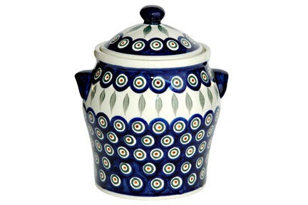 Detail image of Zaklady Peacock Counter Storage — Polish Pottery