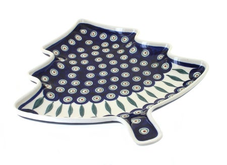 Zaklady Peacock Medium Serving Piece — Polish Pottery