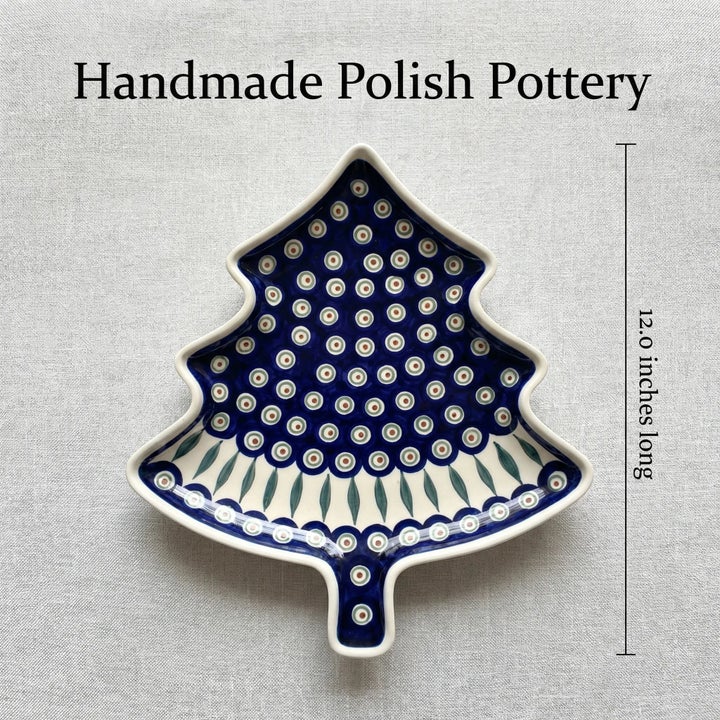 Zaklady Peacock Medium Serving Piece — Polish Pottery