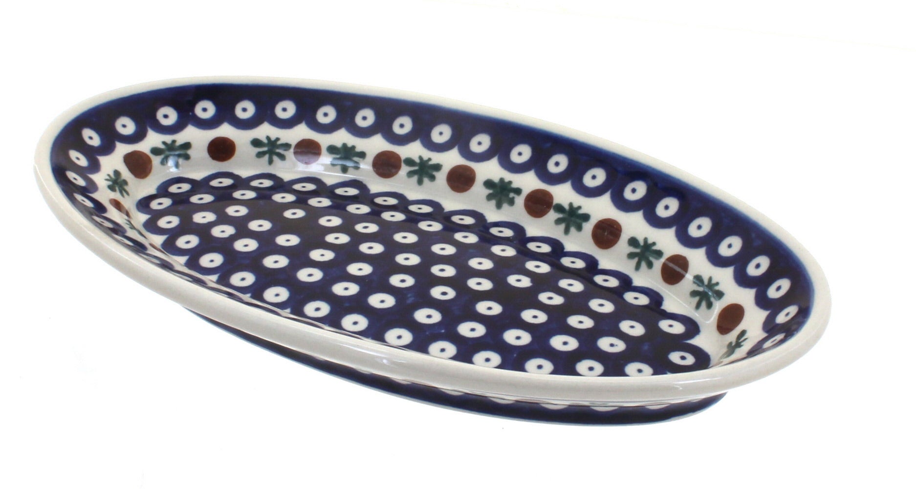 Zaklady Nature Small Serving Piece — Polish Pottery
