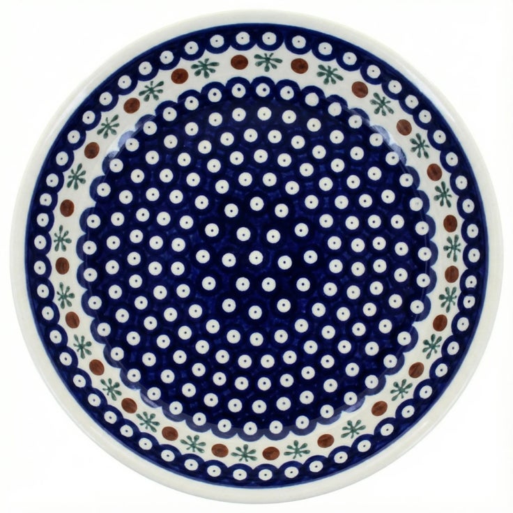 Detail image of Zaklady Nature Pie Plate — Polish Pottery