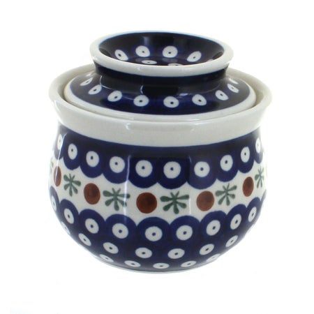 Zaklady Nature Butter Dish — Polish Pottery