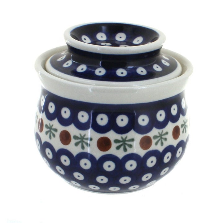 Zaklady Nature Butter Dish — Polish Pottery