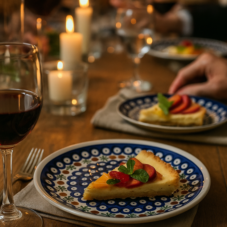 Detail image of Zaklady Nature Dining Plates & Bowls — Polish Pottery