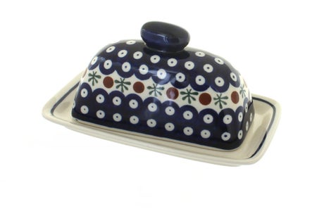 Zaklady Nature Butter Dish — Polish Pottery
