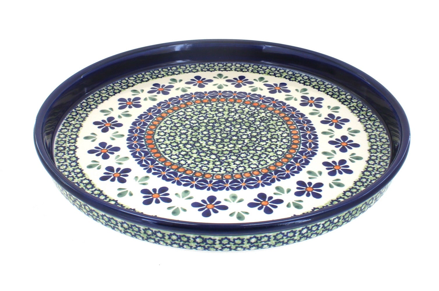 Zaklady Mosaic Flower Specialty Bakeware — Polish Pottery