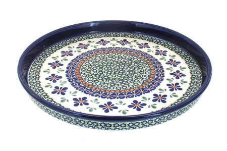 Zaklady Mosaic Flower Specialty Bakeware — Polish Pottery