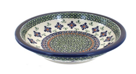 Zaklady Mosaic Flower Dining Plates & Bowls — Polish Pottery