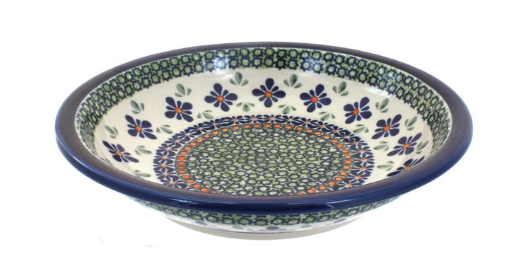 Zaklady Mosaic Flower Dining Plates & Bowls — Polish Pottery