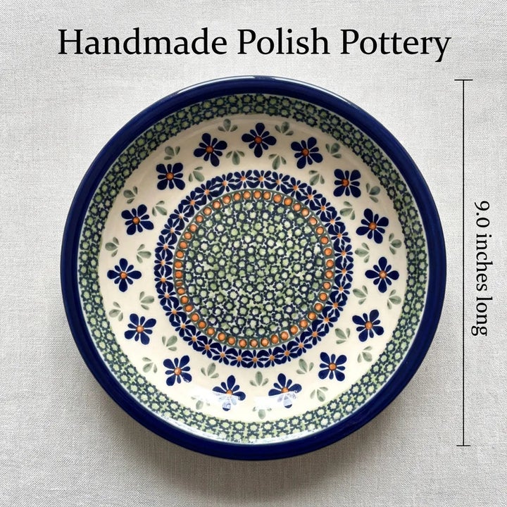 Zaklady Mosaic Flower Dining Plates & Bowls — Polish Pottery